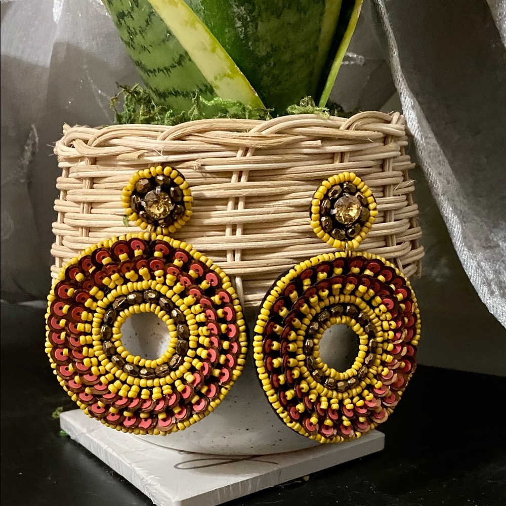 Beaded Dangle Earrings!